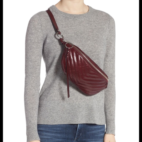 NWOT Rebecca Minkoff Edie Large Leather Sling Bag - Picture 6 of 6